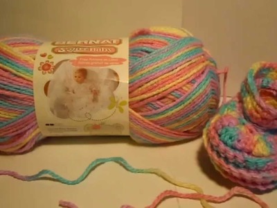 Bernat Crochet Baby Bootie - Part 1