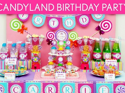 Candy Birthday Party Ideas. Candyland - B39