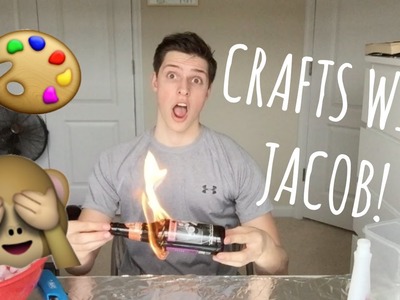 Crafts with Jacob: Turn Glass Bottles Into Cups!