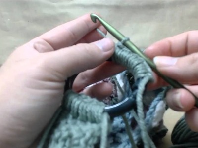 Crochet Granny Square Purse Part3