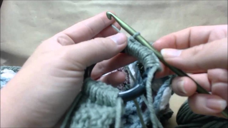 Crochet Granny Square Purse Part3