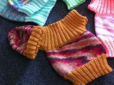 Cute Little jumper for African babies knitted by Frances.MOV