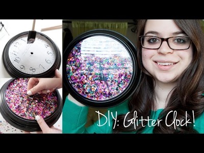 DIY | Glitter Clock Room Decor