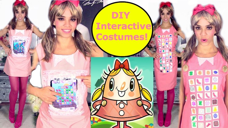 DIY Halloween Costume - Interactive Candy Crush Digital Costume Ideas