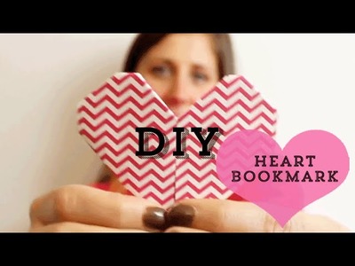 DIY: How To Make a Heart Bookmark