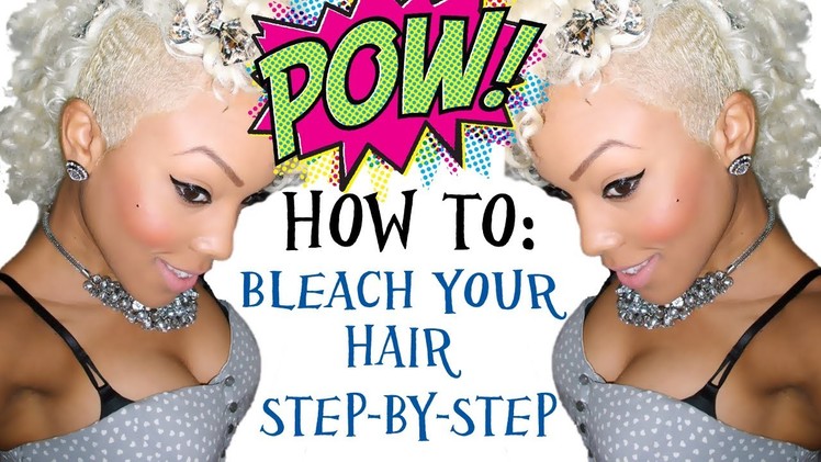 (DIY) How To: PLATINUM BLONDE BOMBSHELL HAIR (Step-By-Step)