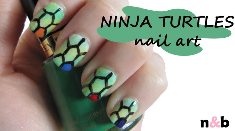 DIY Nail Art Tutorial - Teenage Mutant Ninja Turtles Inspired Design