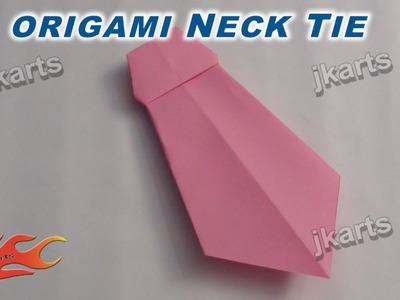DIY Origami Neck Tie for Father's Day JK Arts 242