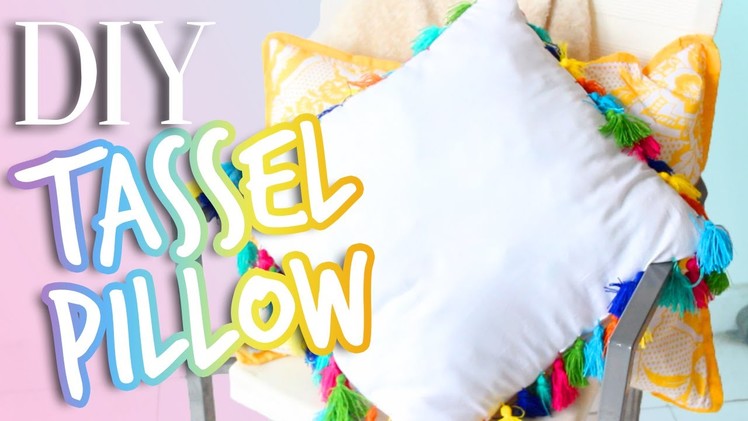 DIY Room Decor: Anthropologie Tassel Pillow
