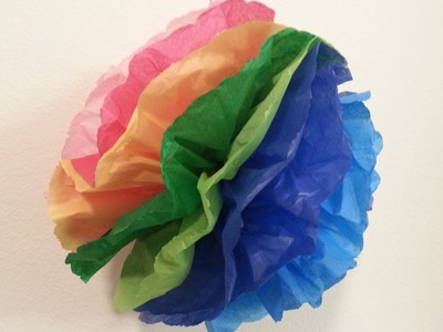 DIY Tissue Paper Pom Pom, Smoothing Paper, Soft Spoken for Relaxation, ASMR