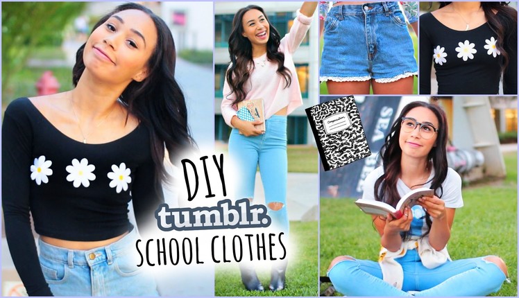DIY Tumblr Inspired School Clothes! Shopping Life Hacks for Back To School 2014