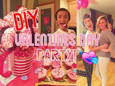 DIY Valentines Day Party! Treats, Decorations, and more!
