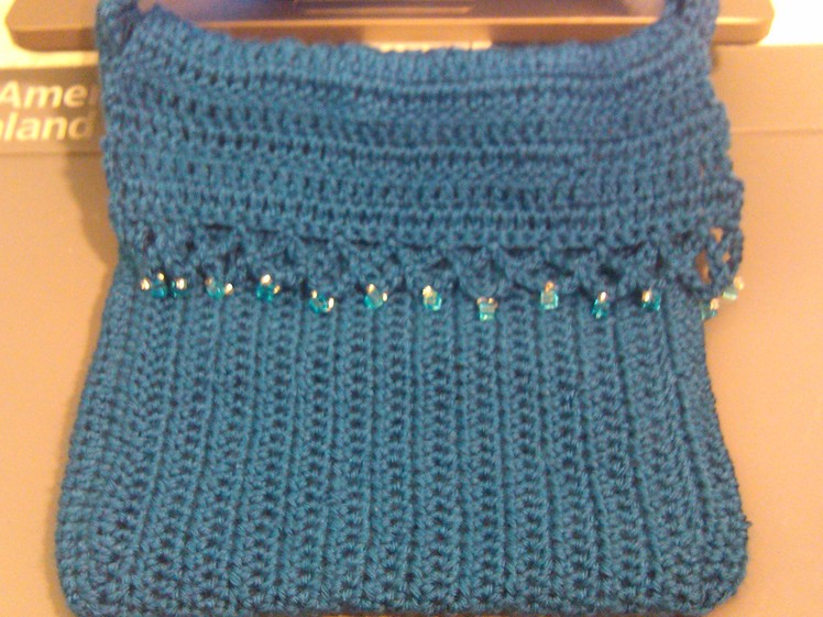 Easy to crochet messenger bag. bolsa en crochet