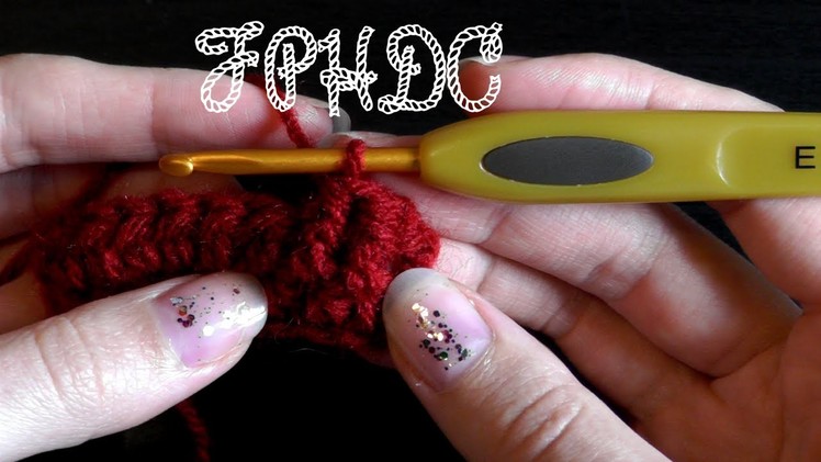 Front post half double crochet - Crochet basics