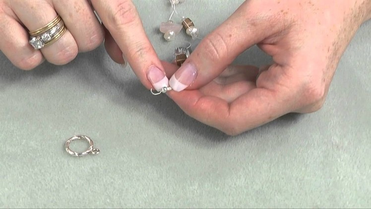 How to Attach a Calotte to Thread - Beading Tutorial