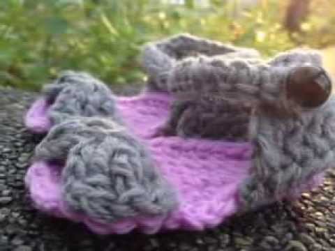 How to Crochet Baby Sandals