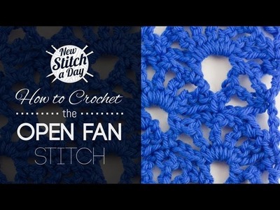 How to Crochet the Open Fan Stitch