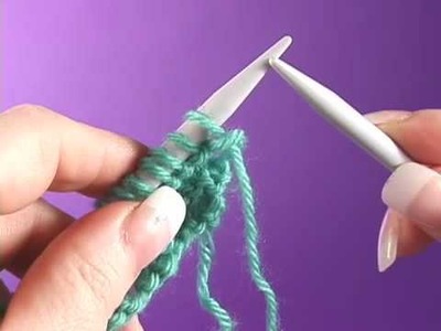 How to Knit: Slip Stitch (Purl) -- an Annie's Knitting Tutorial