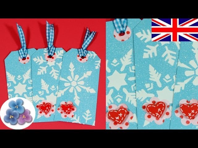 How to make 3D Snow Flakes Christmas Tags and DIY Gift Tags Scrapbooking Papercraft Mathie