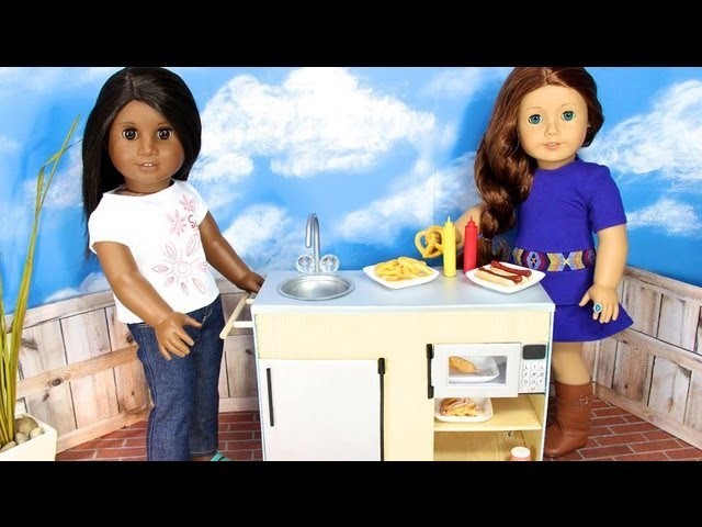 How to Make a Doll Snack Cart - Doll Crafts