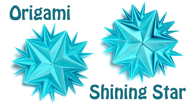 How to make origami Shining star (E. Lukasheva)