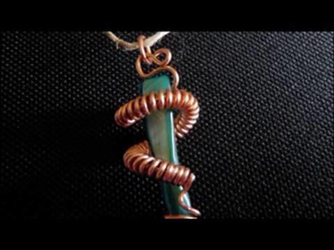 How To Make Saber Tooth Pendant Jewelry From Recycled Wire