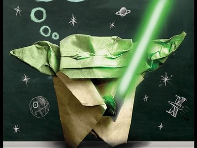 How to make THE ORIGAMI COVER YODA