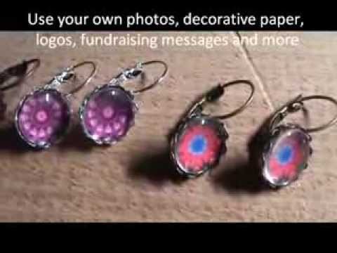 Inspirational handmade Earring Crafts You Can Make, 12mm Earring Bezel Craft Trays