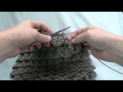Left Hand: Crochet Mermaid Tears Purse Part 2
