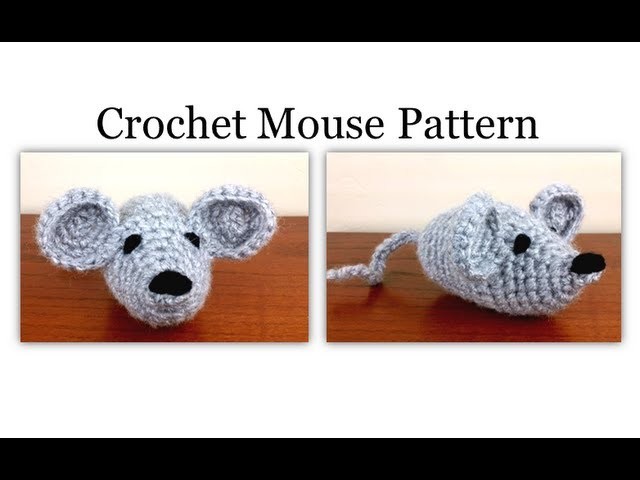 Left Hand Crochet Mouse Pattern - Easy Amigurumi Pattern