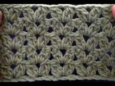 Left Hand Crochet V Stitch Cluster Crochet Geek