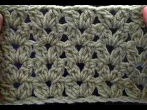 Left Hand Crochet V Stitch Cluster Crochet Geek