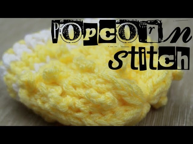 Loom Knitting: Popcorn Stitch