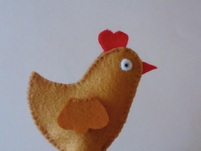 Make a Toy Chicken Finger Puppet - DIY Crafts - Guidecentral