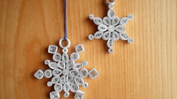 Make Beautiful Quilled Snowflake Decorations - DIY Crafts - Guidecentral