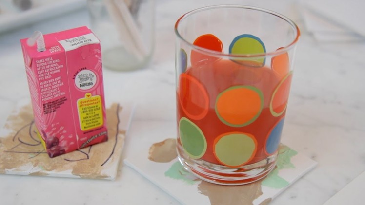 Make Fun Coasters with the Kids - Let's Craft with ModernMom
