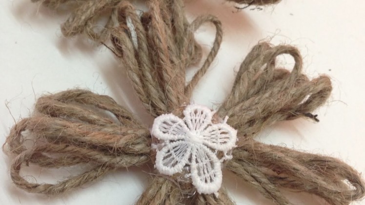 Make Simple Twine Flowers - DIY Crafts - Guidecentral