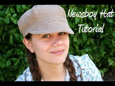 Newsboy Hat Tutorial (With FREE Pattern) - Whitney Sews