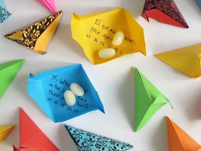 Origami Fortune Pouch - Cajita de la Fortuna