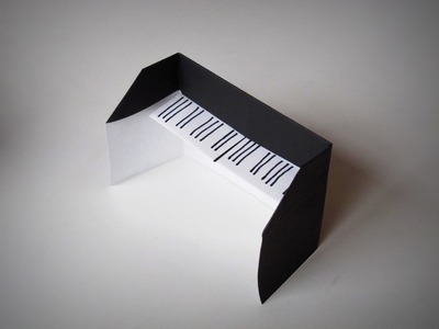 Origami - How to make a Piano
