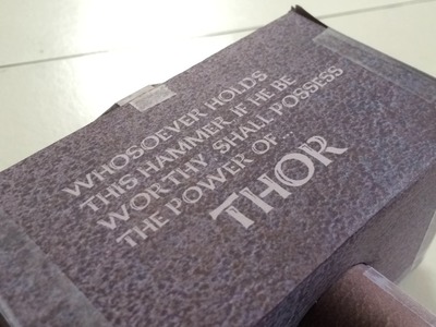 [Papercraft]: Thor's Hammer!