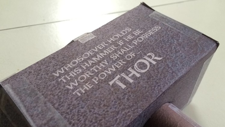 [Papercraft]: Thor's Hammer!