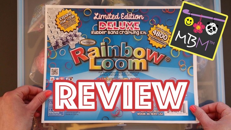 Rainbow Loom Limited Edition Deluxe Rubber Band Crafting Kit - Review