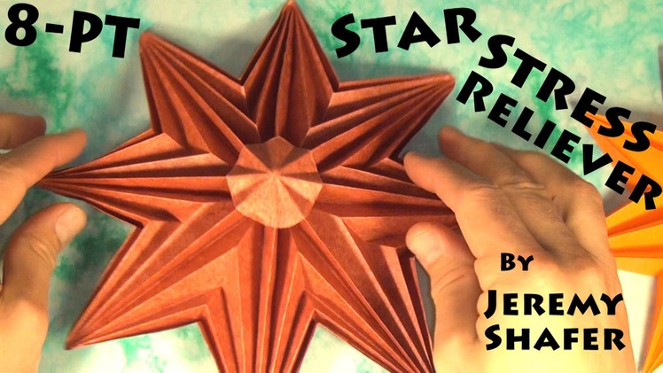 8-Pointed Star Stress Reliever (with background music)