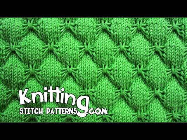 Butterfly stitch - KNITTING