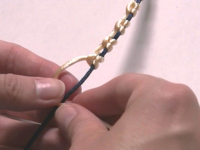 Craft Beading - How to work with Macrame part. 2