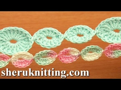 Crochet Cord Made of Rings Tutorial 65 Crochet Bracelets Necklaces Belts