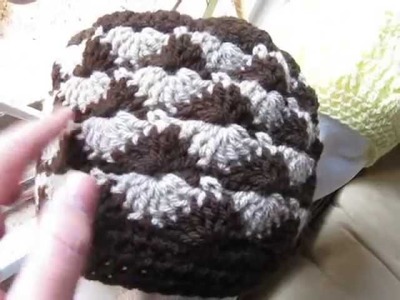 Crocheted Catherine Wheel Hat, Tezzie Hat
