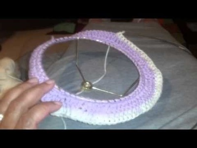 Crocheted Lamp with tutorial by DA'na