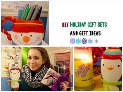 DIY Holiday Gift Sets and Gift Ideas for Her!
